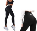 непрозрачные, моделирующие леггинсы для фитнеса XL/XXL