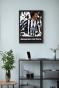 Alessandro Del Piero Juventus Plakat Obraz z piłkarzem w ramce Prezent Kod producenta Obraz Piłkarz Prezent Ramka na ścianę ozdoba