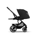 CYBEX BALIOS S LUX ŠPORTOVÝ KOČÍK MOON BLACK 2023 RÁM ČIERNY Hĺbka produktu 81 cm