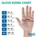 Jednorazové nitrilové rukavice Ansell 92-605 veľkosť M 100 ks. Dominujúca farba odtiene zelenej