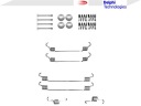 KIT RÉPARATION PLAQUETTES FREINS LY1321 DELPHIphoto 9