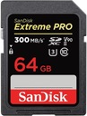 SanDisk SDXC 64 ГБ Extreme Pro UHS-II V90 300 МБ/с