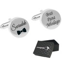 Spinki do mankietów koszuli ŚWIADEK ślub