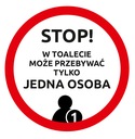НАКЛЕЙКА НА ОКНО 20 см ДЛЯ ТУАЛЕТА - ШКОЛА НА 1 ЧЕЛОВЕКА