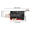 4PCS 3 PRONG ПЕДАЛЬ PUDOWNIA MICRO SWITCH 1014807 UNIVERSAL FOR CLUB HH  (17880872199) фото min 7
