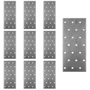 PP5 ПЛАСТИНА ПЕРФОРИРОВАННАЯ КАРПАНСОВАЯ СОЕДИНИТЕЛЬНАЯ 60x140x2 10шт DOMAX ПЛОСКАЯ