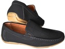 BESSKY Мокасины Черные легкие слипоны Замшевые деловые туфли 25,5 см - 40
