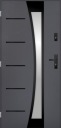 Полированные двери INOXNPWIS5P BLACK 72MM 90 Ud 1,3 чистый воздух