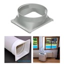 Интерфейс выхлопного канала для квадратного выхлопного шланга портативного кондиционера