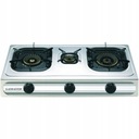 ГАЗОВАЯ ПЛИТА 3 ГОРЕЛКИ С ЗАЖИГАНИЕМ И БЕЗОПАСНОСТЬЮ 3B-03SRB GASMASTER