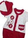 Letni rampers niemowlęcy dla chłopca czapeczka r62 Marka Inna marka