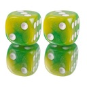 ZESTAW 2 KOSTEK K6 RPG ZAKLĘCIE DRUIDA KOŚĆ SZEŚCIOŚCIENNA 1,6 CM