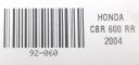 HONDA CBR 600 RR PC37 03-04R КОРПУС СТАТОР ГЕНЕРАТОР ГЕНЕРАТОР ИСКРЫ  фото 6