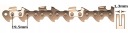 Цепь для резки коры 3 8 1 3 мм на катушке 1640