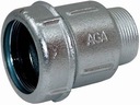 КОМПРЕССИОННЫЙ СОЕДИНИТЕЛЬ AGAFLEX ДЛЯ КОНЦА ПЛОТНОЙ ТРУБЫ GZ 1/2''