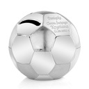 Серебряная копилка ШАР на крещение годовалого ребенка, С ГРАВИРОВКОЙ