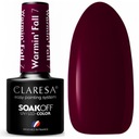 Лак для ногтей Claresa Hybrid WARMIN FALL 7 бордовый