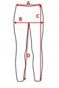 M8215 DIEVČENSKEJ BAVLNENEJ LEGINSY GETRY LA GEAR 134/140 cm Vek dieťaťa 9 rokov +