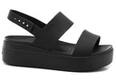 DÁMSKE SANDÁLE CROCS BROOKLYN ČIERNE 206453 37.5 Kolekcia Brooklyn Low Wedge