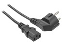Кабель питания Schuko C13 SEVEN 1,8 м черный