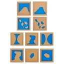 2x географическая форма модели местности до