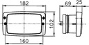 REFLEKTOR LAMPA 1AB 006 213-001 HELLA Stav balenia originálne