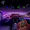 RGB FIBER OPTIC CABLE EL WIRE LED USB LIGHTING SALON CAR SALON CAR  photo 11