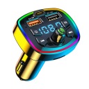 VOITURE MP3 LECTEUR BT5.0 FM ÉMETTEUR RADIO DUAL USB I PD 5Bphoto 7