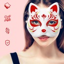 6 шт. Белая бумага Cat Mask CAT для рисования своими руками