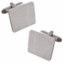 ЗАПОНКИ ДЛЯ КВАДРАТНОЙ РУБАШКИ, МАТОВАЯ СТАЛЬ