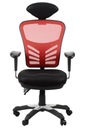 Otočná kancelárska stolička HG-0001H červená Zbierka HG