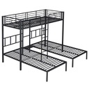 ТРОЙНАЯ ЯРУСНАЯ КРОВАТЬ С ЛЕСТНИЦЕЙ