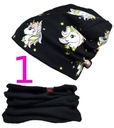 Весенняя шапка и шарф для девочки UNICORN *цвет* 2-5л