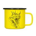 Эмалированная кружка в стиле ретро - Rysie - ЖЕЛТАЯ