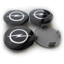 4 dekle dekielki kołpaczki OPEL 64 mm RONAL CZARNE