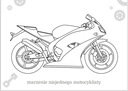 Раскраска для малышей Раскраска Мотоциклы 2+ Гном