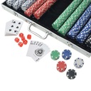 Zestaw do gry w pokera 1000 żetonów, aluminium Waga produktu z opakowaniem jednostkowym 13.58 kg