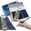 НАБОР КАРАНДАШЕЙ ДЛЯ ЧИСЛЕНИЯ И ЭСКИЗОВ В МЕТАЛЛИЧЕСКОМ ФОРМАТЕ