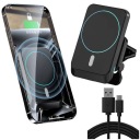 АВТОМОБИЛЬНЫЙ ДЕРЖАТЕЛЬ MAG SAFE 15 Вт ДЛЯ iPhone 12 13 14