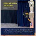 Мобильный театр сцены 5x4 с занавеской