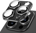 СТЕКЛЯННАЯ КРЫШКА ОБЪЕКТИВА КАМЕРЫ АЛЮМИНИЕВАЯ ДЛЯ IPHONE 15 PRO / 15 PRO MAX