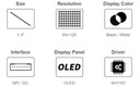 OLED-дисплей 1,3 дюйма SH1107 SPI/i2c ARDUINO STM32 RPi