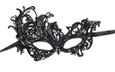 Черная кружевная маска Ажурная повязка на глаза Карнавальный фестиваль для фото 1С