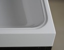 Wisząca szafka łazienkowa z umywalką 80 cm Dąb Montaż meble do samodzielnego montażu