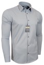 Pánska košeľa Sivá priliehavá Lavier - SLIM FIT Bavlna Veľkosť L EAN (GTIN) 5905616124155