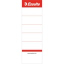 БОКОВЫЕ ЭТИКЕТКИ для скоросшивателей ESSELTE, белые ЭТИКЕТКИ для скоросшивателей