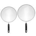 2 шт. МЕТАЛЛИЧЕСКАЯ СКОВОРОДА С ЗАЩИТОЙ ОТ ЖИРОВЫХ БРЫЗГОВ