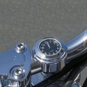 CLOCK FOR MOTORCYCLE CLOCK ON STEERING WHEEL BLACK 