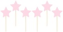 ТОППЕРСЫ CUPPY PIKER, РОЗОВЫЕ ЗВЕЗДЫ, 6 ШТ.