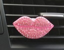 УКРАШЕНИЕ АВТОМОБИЛЯ АРОМАТ АЛМАЗНЫЕ ГУБЫ РОЗОВЫЙ ПОДАРОК